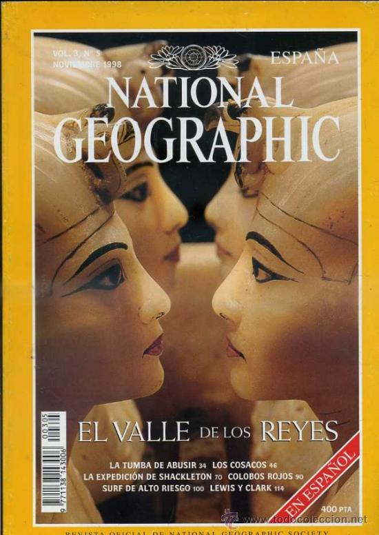 Libros de segunda mano: NATIONAL GEOGRAPHIC NOV. 1998 : EL VALLE DE LOS REYES - Foto 1