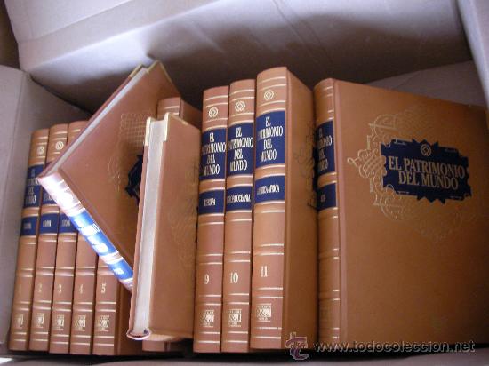 Second hand books: IMPRESIONANTE ENCICLOPEDIA EL PATRIMONIO DEL MUNDO EN  - 12 VOL. GRAN PORTE Y PESO -