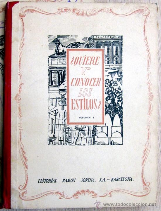 Libros de segunda mano: &iquest;QUIERE V. CONOCER LOS ESTILOS? - Foto 2