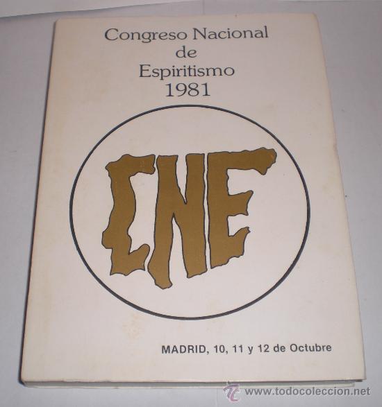 Libros de segunda mano: CONGRESO NACIONAL DE ESPIRITISMO - 1981 - Foto 1