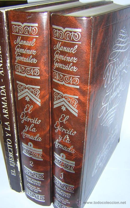 Libros de segunda mano: 1982 - MANUEL GIMENEZ Y GONZALEZ - EL EJERCITO Y LA ARMADA - GRAN FOLIO 169 L&Aacute;MINAS - Foto 1