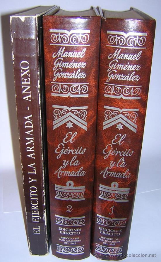 Libros de segunda mano: 1982 - MANUEL GIMENEZ Y GONZALEZ - EL EJERCITO Y LA ARMADA - GRAN FOLIO 169 L&Aacute;MINAS - Foto 2