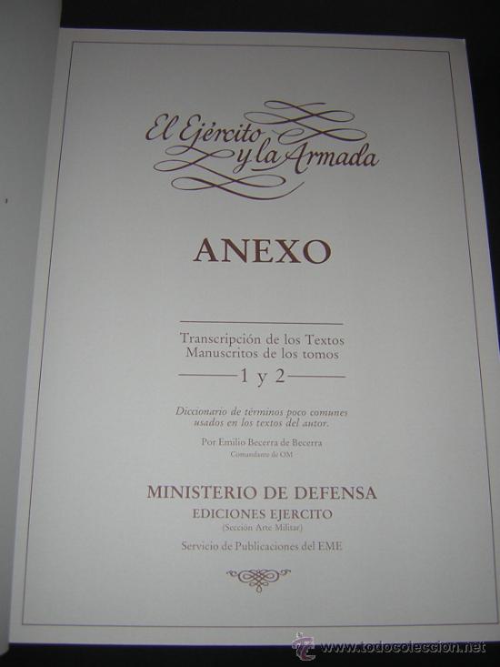 Libros de segunda mano: 1982 - MANUEL GIMENEZ Y GONZALEZ - EL EJERCITO Y LA ARMADA - GRAN FOLIO 169 L&Aacute;MINAS - Foto 11