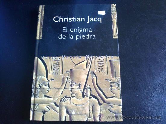 Libros de segunda mano: EL ENIGMA DE PIEDRA, CHRISTIAN JACQ - PLURAL, BARCELONA 2000 - LIBRO - Foto 1