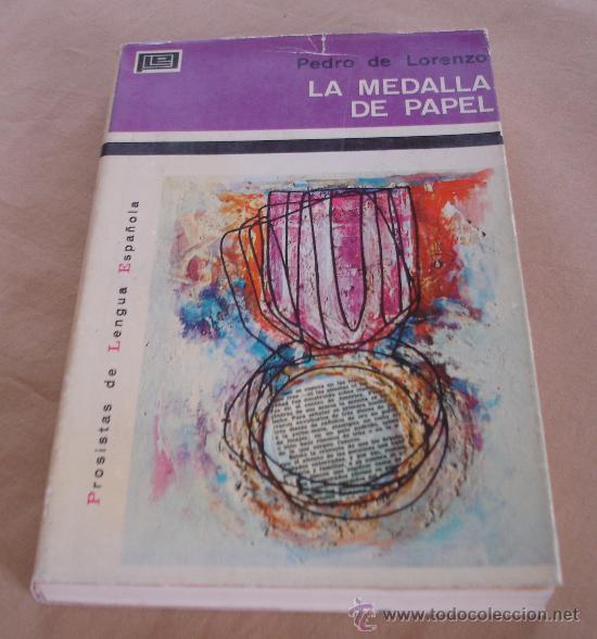 Libros de segunda mano: LA MEDALLA DE PAPEL - PEDRO DE LORENZO, 1970. - Foto 1