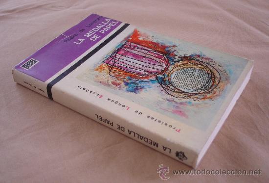 Libros de segunda mano: LA MEDALLA DE PAPEL - PEDRO DE LORENZO, 1970. - Foto 2