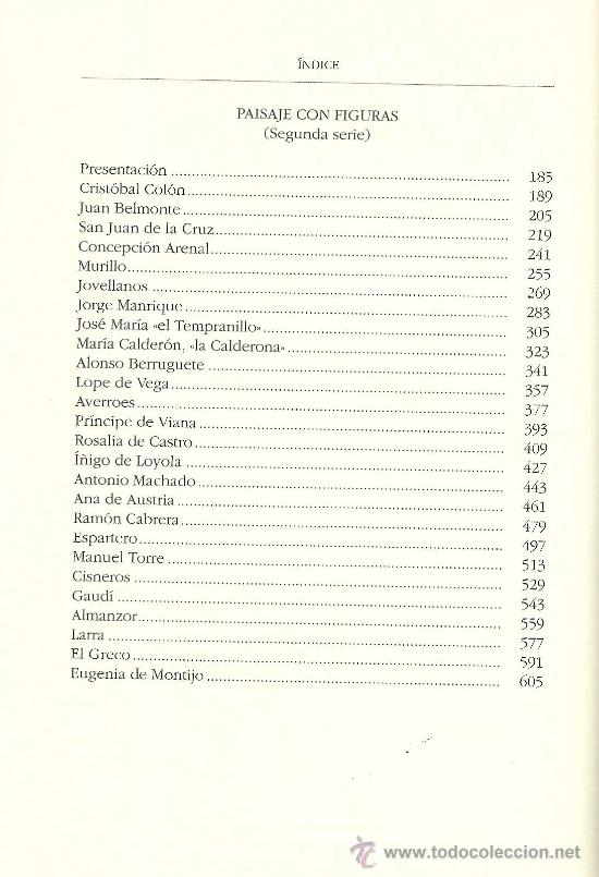 Libros de segunda mano: Paisaje con figuras / Antonio Gala - Foto 3