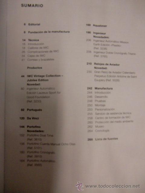 Libros de segunda mano: Cat&aacute;logo de relojes I.W.C. 2011-2012. Calidad comprobada de Schaffhausen - Foto 2