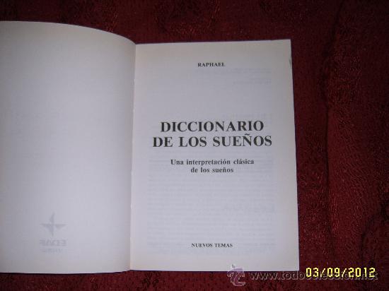Libros de segunda mano: DICCIONARIO DE LOS SUE&Ntilde;OS.ESTUPENDO EJEMPLAR. - Foto 2