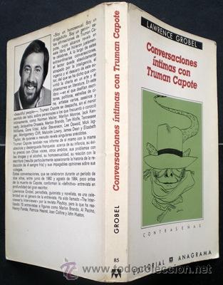 Libros de segunda mano: Conversaciones íntimas con Truman Capote - Lawrence Grobel - Anagrama (Contraseñas) 1986 - Foto 3 - 34090676