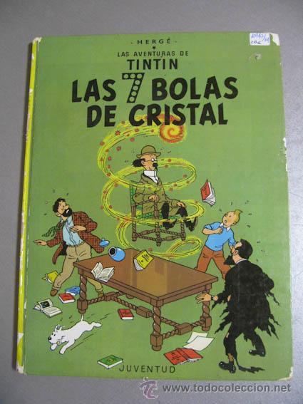 Libros de segunda mano: Tintin y Las 7 bolas de Cristal, novena edici&oacute;n a&ntilde;o 1985.