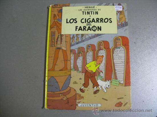 Libros de segunda mano: Tintin y Los cigarros del Faraon, novena edici&oacute;n 1985