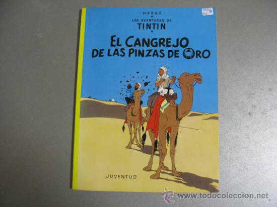 Libros de segunda mano: Tintin y El cangrejo de las pinzas de oro, novena edici&oacute;n 1984