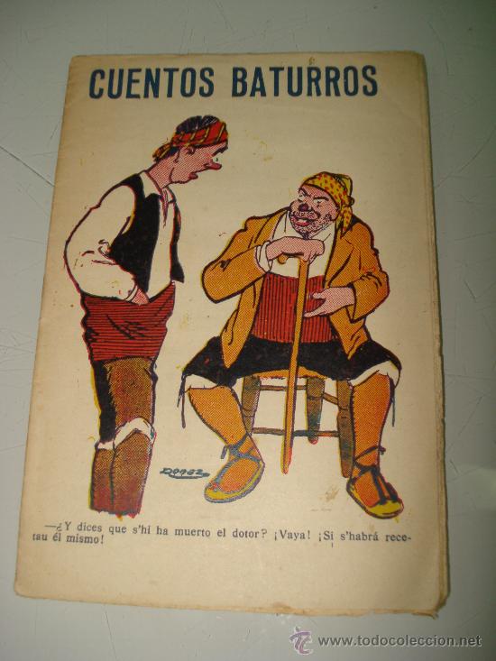 Libros de segunda mano: Antiguo Librito CUENTOS BATURROS  a&ntilde;o 1930S. - Foto 1