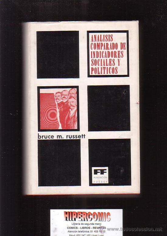 Second hand books: ANALISIS COMPARADO DE INDICADORES SOCIALES Y POLITICOS / AUTOR: BRUCE M. RUSSETT