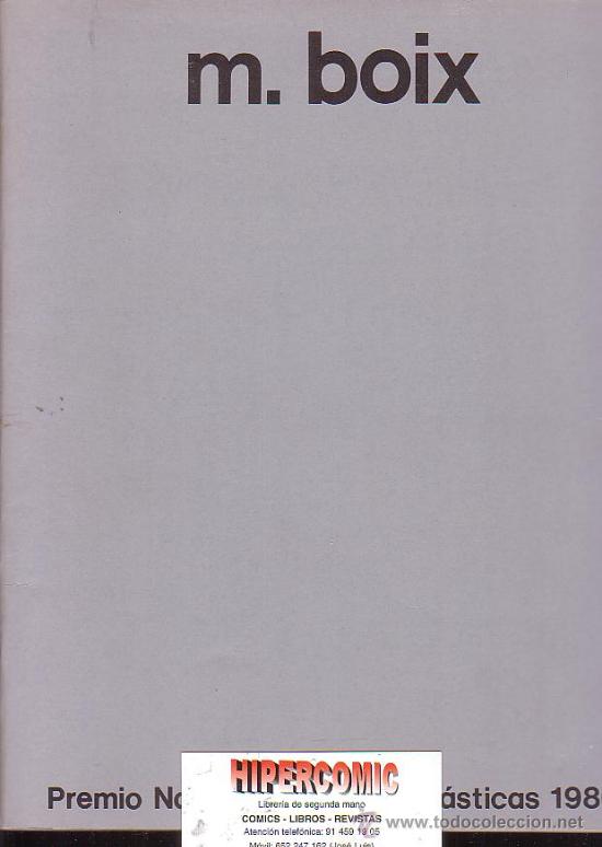 Libros de segunda mano: PREMIO NACIONAL DE ARTES PL&Aacute;STICAS 1980 / M. BOIX - Foto 1