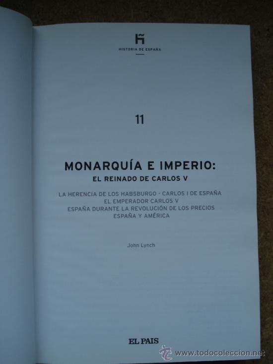 Libros de segunda mano: Monarqu&iacute;a e Imperio: el reinado de Carlos V (2007) / John Lynch. El Pa&iacute;s. - Foto 3