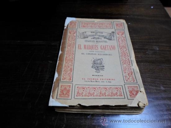 Libros de segunda mano: Charles Merouvel, El marques Gaetano, El Cosmos ED. - Foto 1