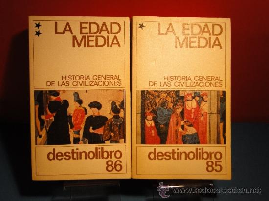 Libros de segunda mano: LA EDAD MEDIA LA EXPANSION DE ORIENTE Y EL NACIMIENTO DE LA CIVILIZACION OCCIDENTAL. 2 T. OBRA COMPL