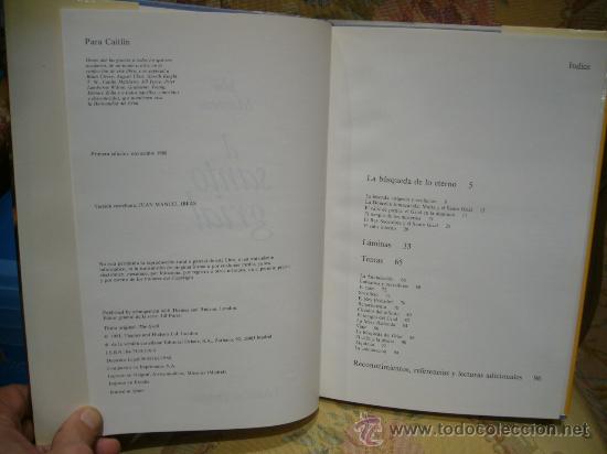 Libros de segunda mano: &rdquo;EL SANTO GRIAL&rdquo; DE JOHN MATTHEWS. 1&ordf; EDICION 1.988. - Foto 3