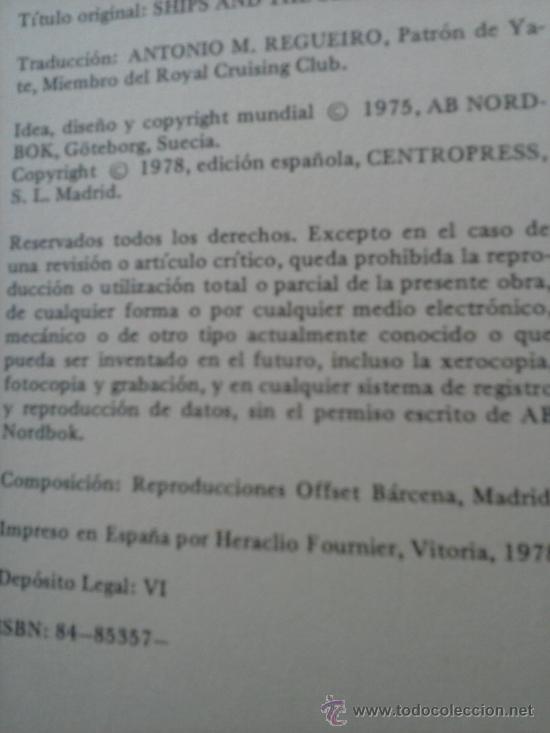 Libros de segunda mano: LIBROS DE BARCOS. LOS BUQUES Y EL MAR DUNCAN HAWS - Foto 5