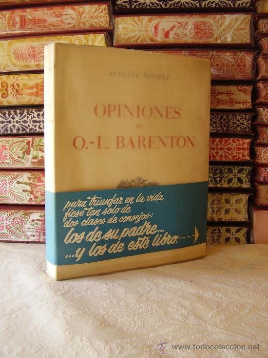 Libros de segunda mano: OPINIONES DE O. L. BARENTON. Autor : DETOEUF, AUGUSTE. - Foto 1
