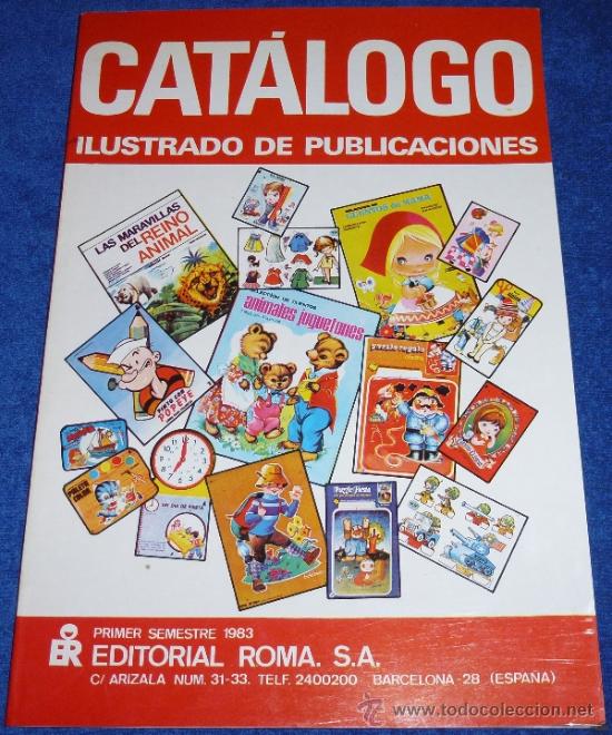 Libros de segunda mano: Catalogo Editorial Roma 1983 - Foto 1
