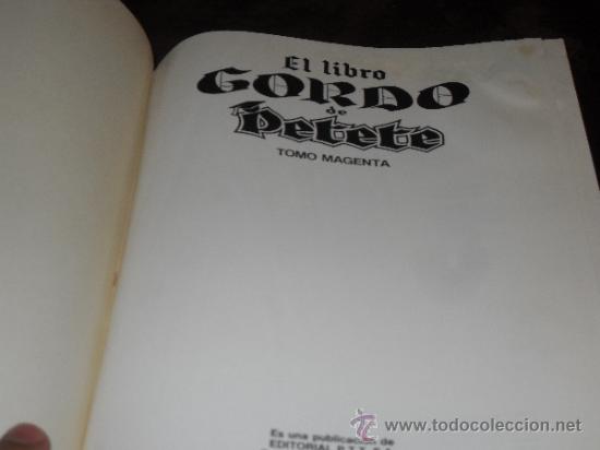 Libros de segunda mano: LIBRO GORDO DE PETETE TOMO MAGENTA - Foto 4