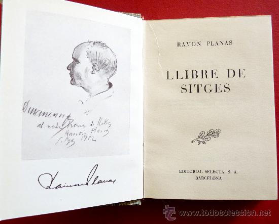 Libros de segunda mano: Llibre de Sitges. Ramon Planas. - Foto 1