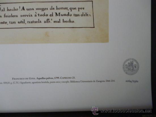 Libros de segunda mano: Los Caprichos. Reproducci&oacute;n facs&iacute;mil de las 80 estampas que componen la colecci&oacute;n completa de Los Ca - Foto 3
