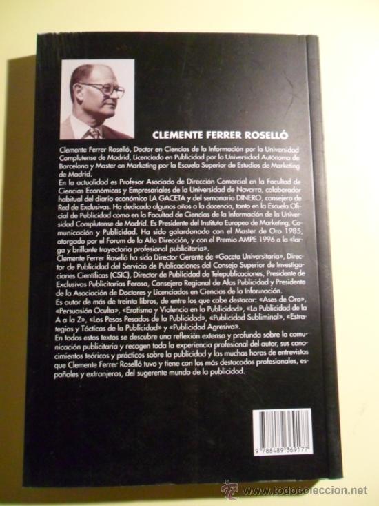 Libros de segunda mano: Publicidad Agresiva - Clemente Ferrer Rosell&oacute; - Foto 2