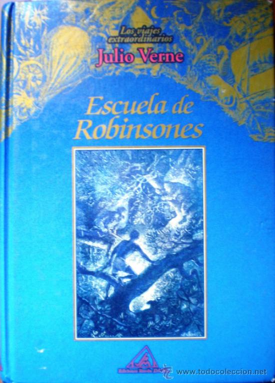 Libros de segunda mano: ESCUELA DE ROBINSONES-JULIO VERNE - Foto 1