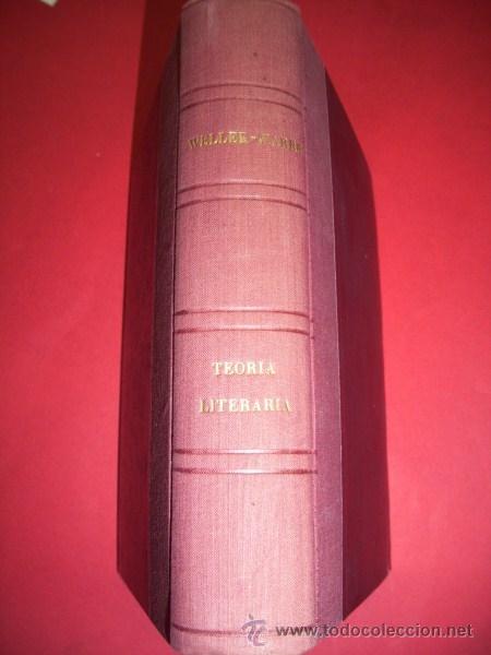 Libros de segunda mano: WELLEK, Rene - Teor&iacute;a literaria - Foto 2