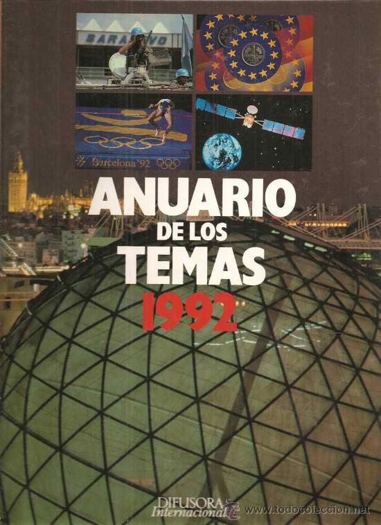Libros de segunda mano: ANUARIO, TEMARIO Y PROTAGONISTAS DE 1992 - DIFUSORA INTERNACIONAL 1993 - Foto 1