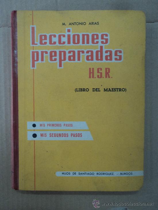 Libros de segunda mano: Lecciones Preparadas - M Antonio Arias. - Foto 1