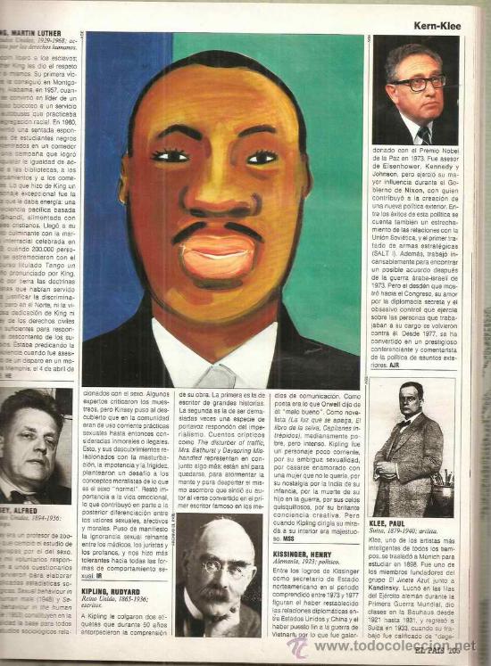 Libros de segunda mano: LOS 1000 PROTAGONISTAS DEL SIGLO XX - EL PA&Iacute;S 1992 - Foto 3