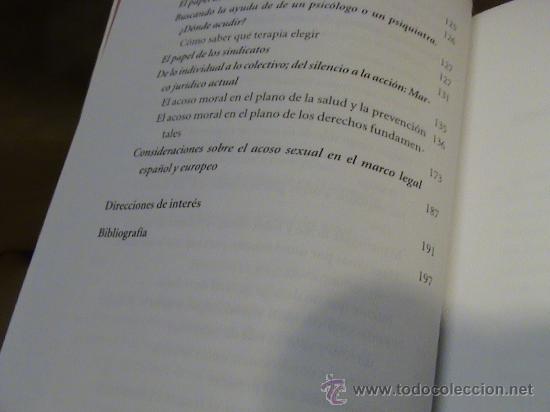 Libros de segunda mano: MOBBING VENCER EL ACOSO MORAL - Foto 2