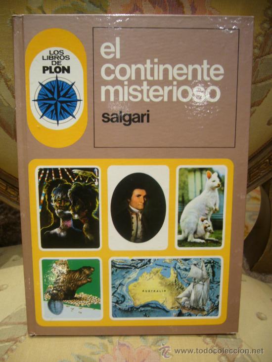 Libros de segunda mano: &rdquo;EL CONTINENTE MISTERIOSO&rdquo; DE E. SALGARI. LOS LIBROS DE PLON N&ordm; 1- 1&ordf; EDICION 1.976. - Foto 1
