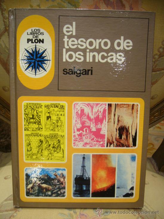 Libros de segunda mano: &rdquo;EL TESORO DE LOS INCAS&rdquo; DE E. SALGARI. LOS LIBROS DE PLON N&ordm; 4. 1&ordf; EDICION 1.976. - Foto 1