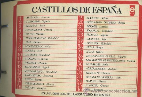 Libros de segunda mano: CASTILLOS DE ESPA&Ntilde;A. FICHAS.  A-CAST-0037 - Foto 1
