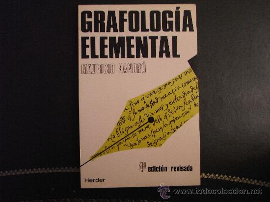 Libros de segunda mano: Grafolog&iacute;a elemental. Mauricio Xandr&oacute;. - Foto 1