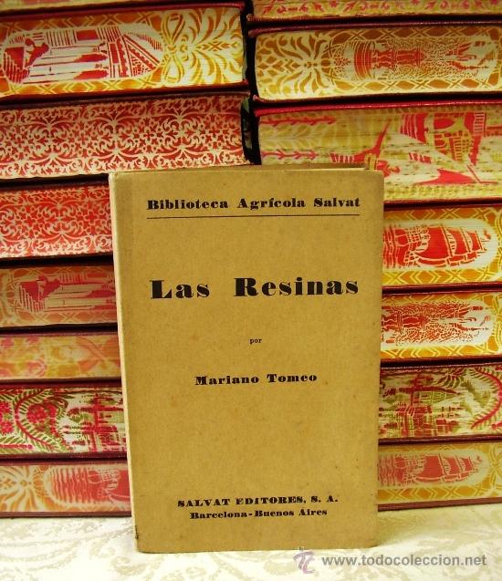 Libros de segunda mano: LAS RESINAS . Autor : Tomeo, Mariano - Foto 1