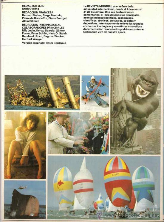 Gebrauchte B&uuml;cher: REVISTA MUNDIAL 1983 - LOS ACONTECIMIENTOS M&Aacute;S IMPORTANTES DEL A&Ntilde;O A TRAV&Eacute;S DE LA IMAGEN- ALPHA 1984