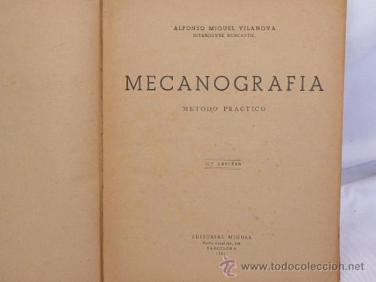 Libros de segunda mano: MECANOGRAFIA - Foto 2