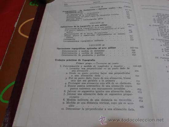 Libros de segunda mano: LECCIONES DE TOPOGRAFIA, POR LUIS G. CASTELL&Aacute; - Foto 13