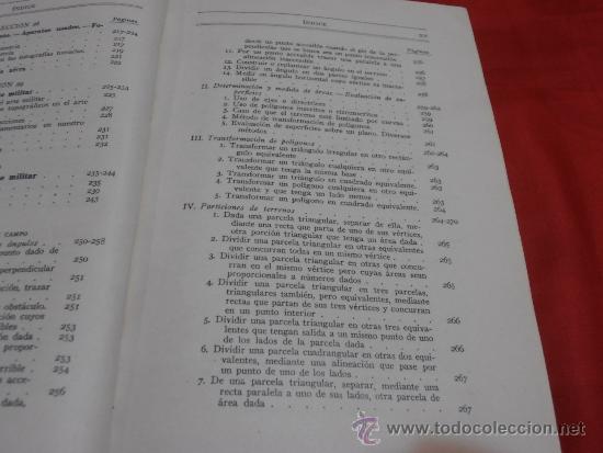 Libros de segunda mano: LECCIONES DE TOPOGRAFIA, POR LUIS G. CASTELL&Aacute; - Foto 14