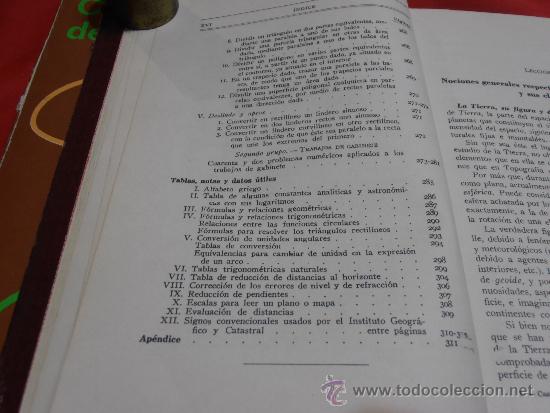 Libros de segunda mano: LECCIONES DE TOPOGRAFIA, POR LUIS G. CASTELL&Aacute; - Foto 15
