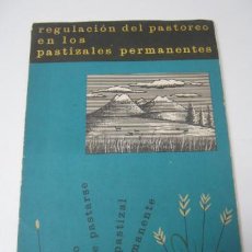 Libros de segunda mano: REGULACION PARA EL PASTOREO EN LOS PASTIZALES PERMANENTES - MINISTERIO AGRICULTURA. Lote 35462420