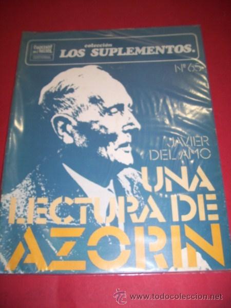 Libros de segunda mano: AMO, Javier del - Una lectura de Azor&iacute;n - Foto 1