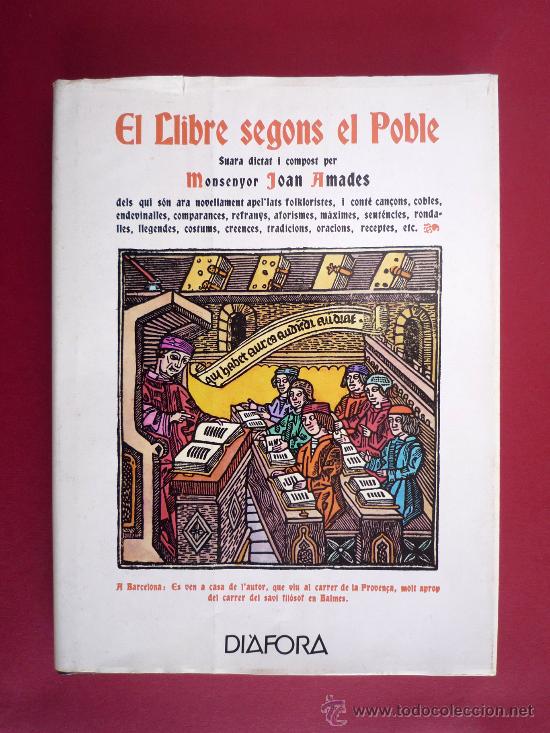 Libros de segunda mano: EL LLIBRE SEGONS EL POBLE. JOAN AMADES. - Foto 5